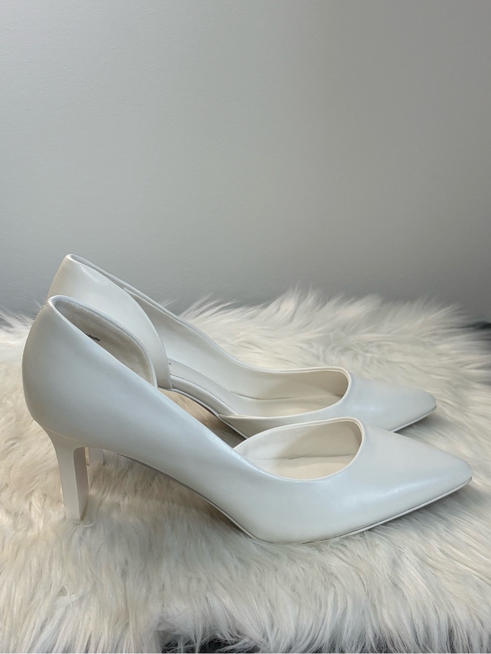 Call It Spring White Pointed-Toe Stiletto Pumps